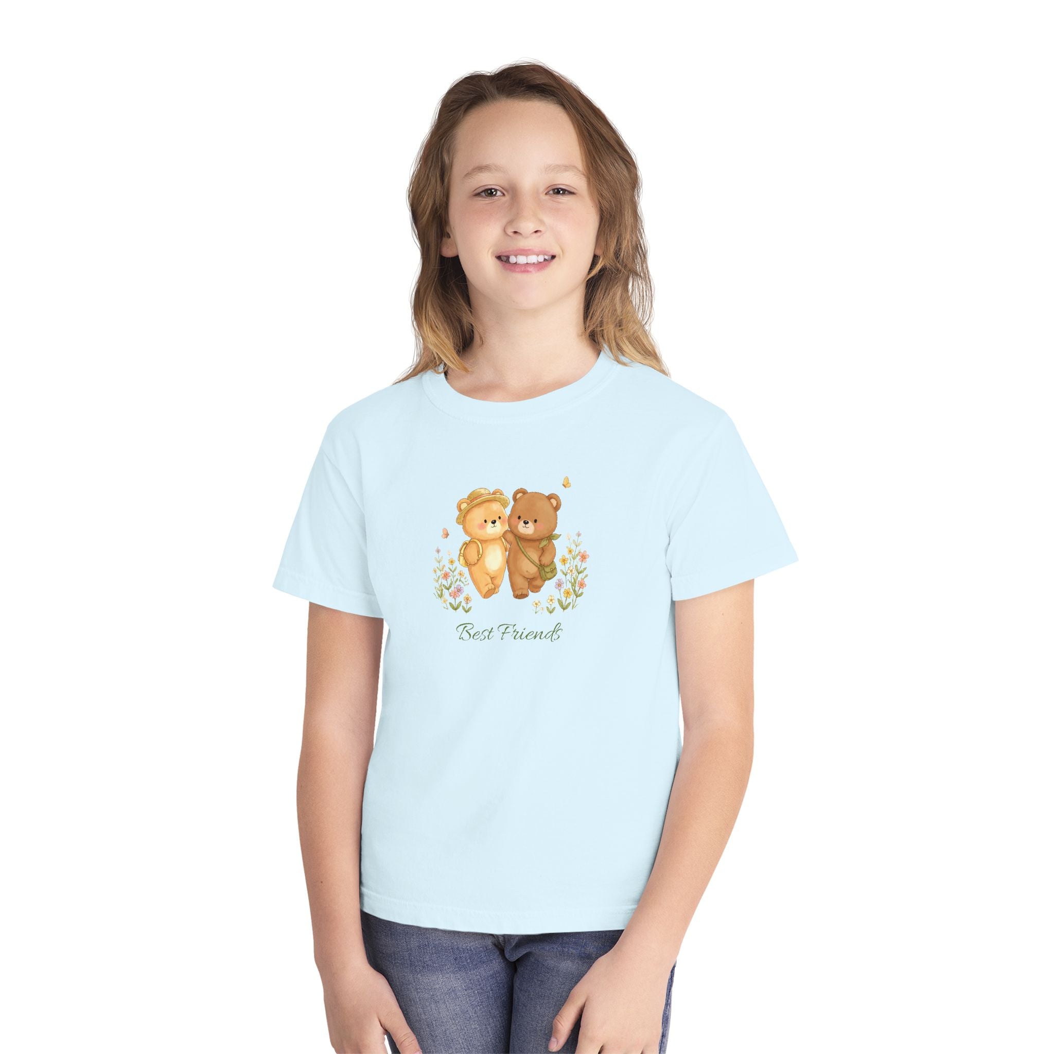 Youth Tee — Best Friends Cute Teddy Bears Kids T-Shirt