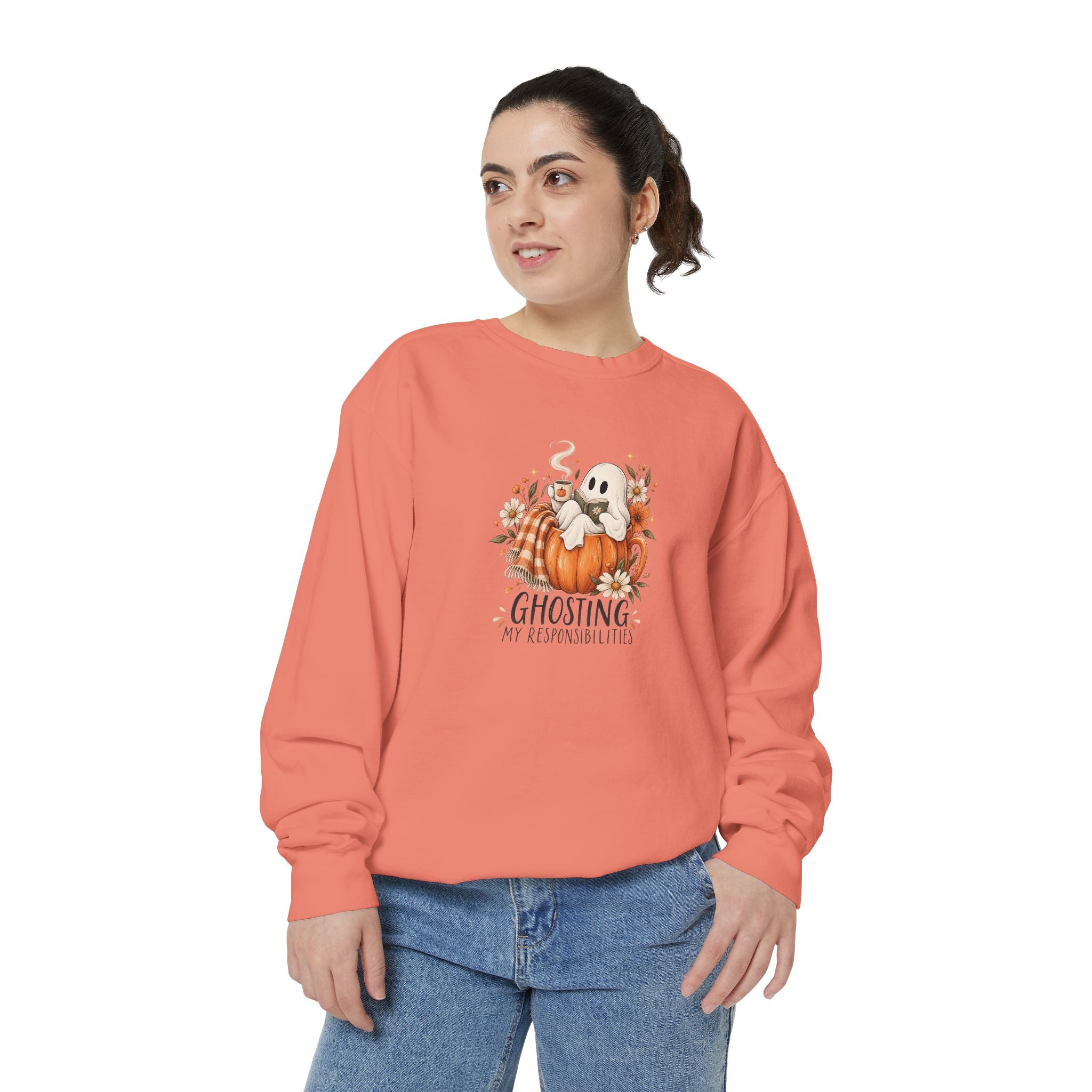 Ghosting My Responsibilities Sweatshirt, Halloween Sweater, Perfect Gift