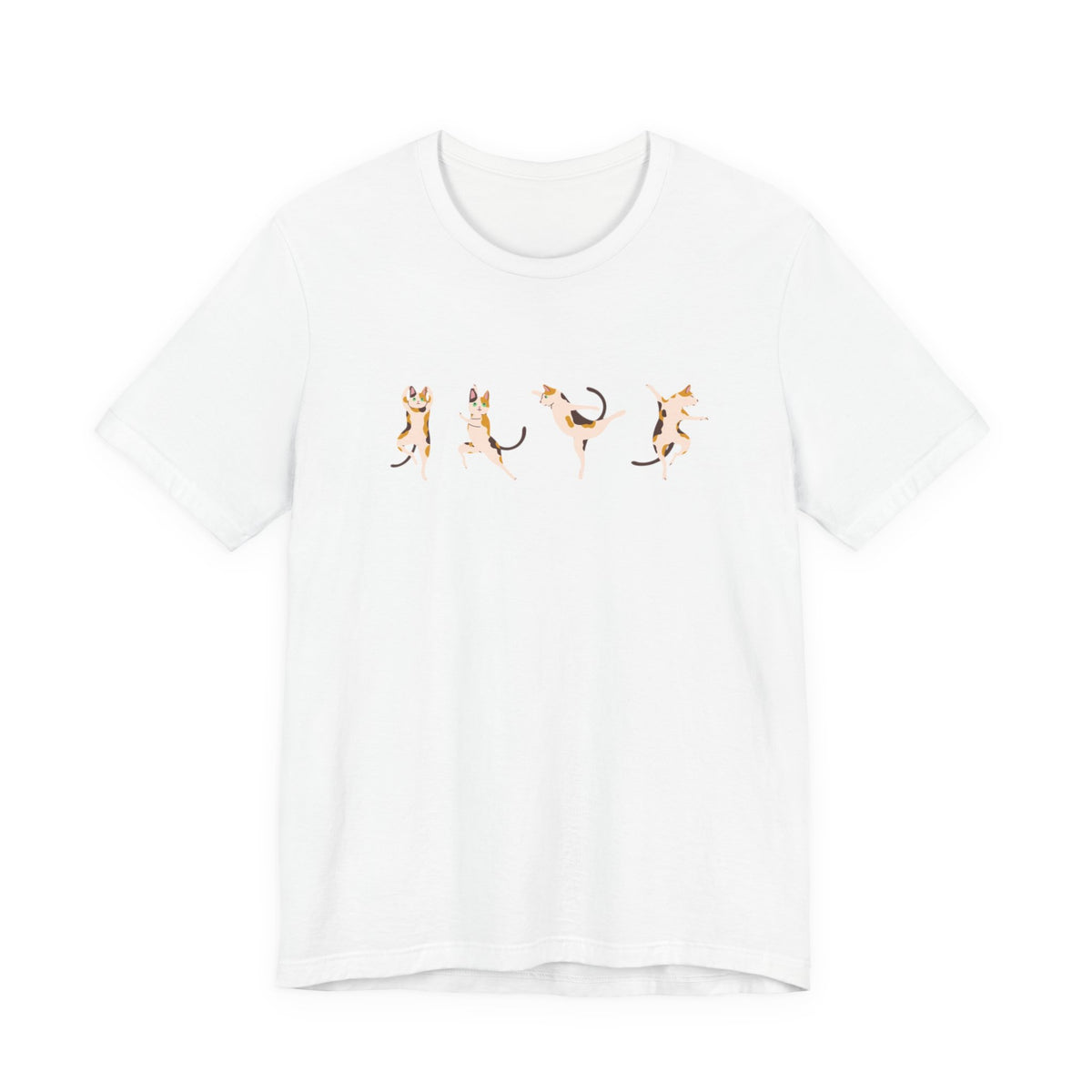 Cats Dancing T Shirt — Whimsical Watercolor Kitten Tee