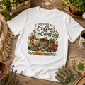 Powered by Coffee & Compost T-Shirt — Gardening Lover Tee