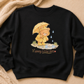 Cute Bear Umbrella Crewneck Sweatshirt — Cozy Pullover