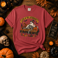 Halloween Skeleton Workshop T-Shirt — "Life in the Aftermath" Graphic Tee